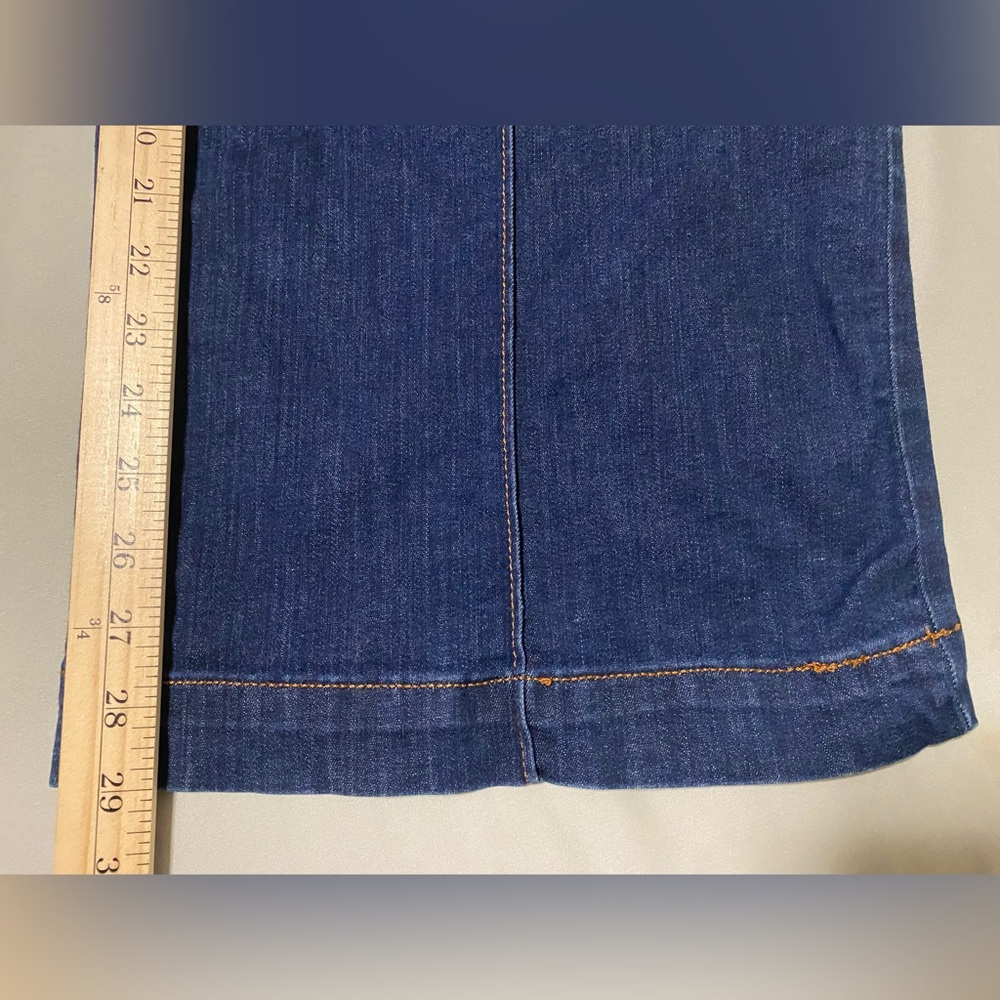 Nine West Jeans Women’s Size 18 Indigo Dark Wash Wide Leg Y2k Plus Size Denim - Picture 8 of 9